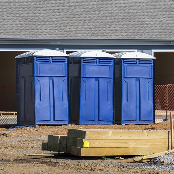 are there any restrictions on where i can place the porta potties during my rental period in Efland NC